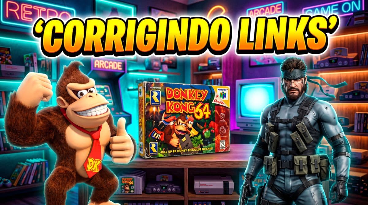 Concertando links de games